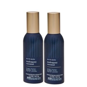 Bath & Body Works MAHOGANY COCONUT Concentrated Room Spray x 2